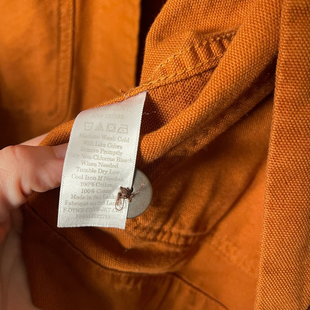 Everlane Shacket Size Medium Rust - image 3